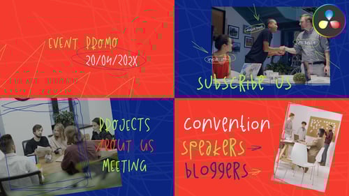Scribble Event Promo for DaVinci Resolve