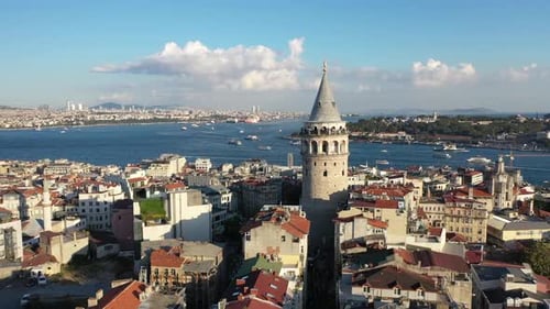 Galata Tower and Bosphorus