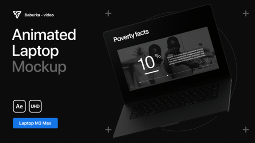 Animated Laptop Mockup | M3 Max