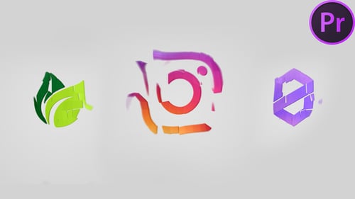Simple Folding Logo for Premiere Pro