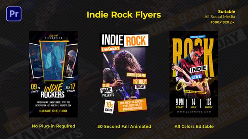 Indie Rock Flyers