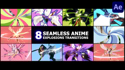 Dynamic Anime Flash Effect Transitions Pack