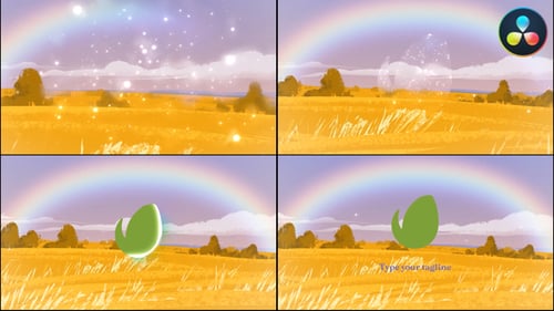 Meadow Painting Logo for DaVinci Resolve