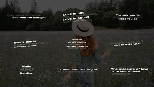 Dynamic Kinetic Typography Titles with Modern Text Animations