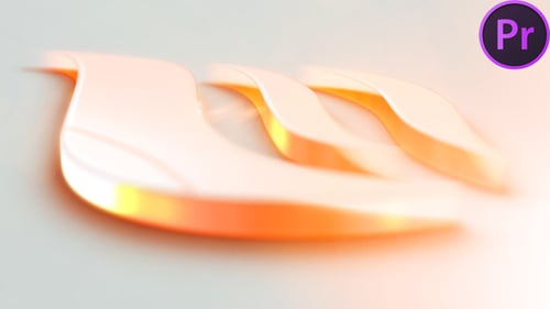 Clean Minimalist Logo Reveal with 3D Animation