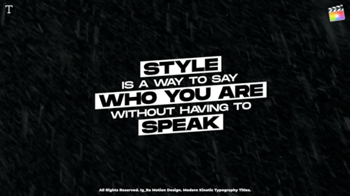 Kinetic Typography Titles | FCPX