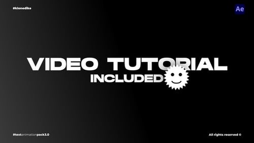 Dynamic Kinetic Text Animations Pack for Modern Video Titles