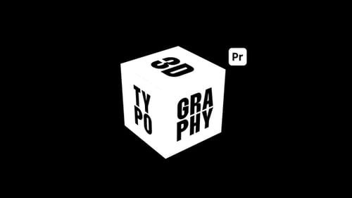 3D Kinetic Typography for Premiere Pro