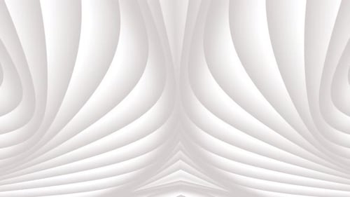 Abstract White Wavy Lines Background Loop