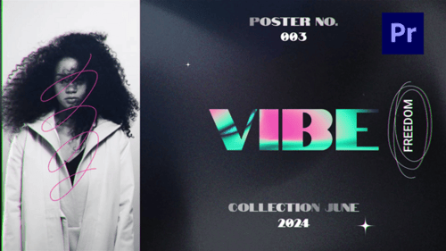 Abstract Glitch Opener with Dynamic Text Effects