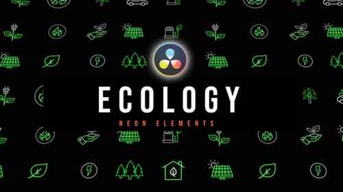 Ecology Neon Icons