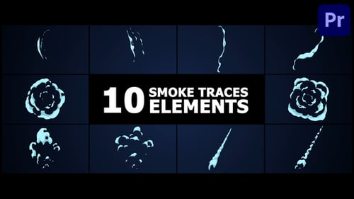 Smoke Traces Elements | Premiere Pro MOGRT