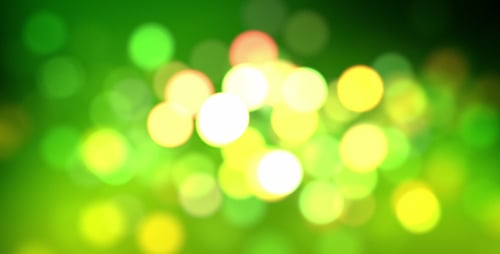 Green bokeh loop