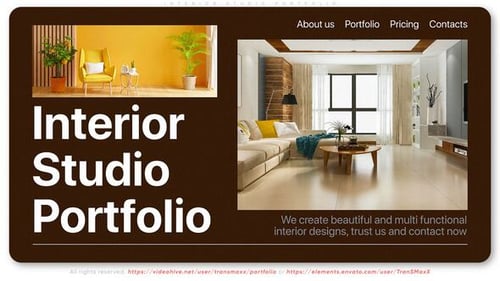 Porfolio de estudio de interiores