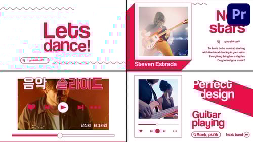 Music Slides for Premiere Pro