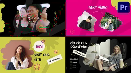 Diapositivas de YouTube | Premiere Pro MOGRT