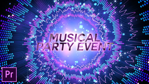 Musical Event Party Opener - Premiere Pro
