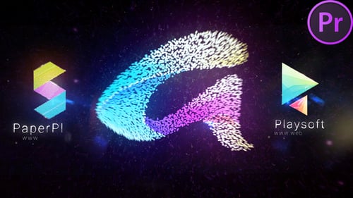 Dynamic Particle Logo Reveal Animation