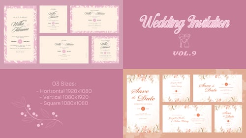 Wedding Invitation Vol.9
