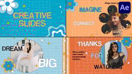 Slides criativos líquidos para After Effects