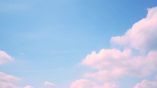 Cielo 4K, lapso de tiempo, cielo azul claro, muy bonito y suave, blanco ondulado