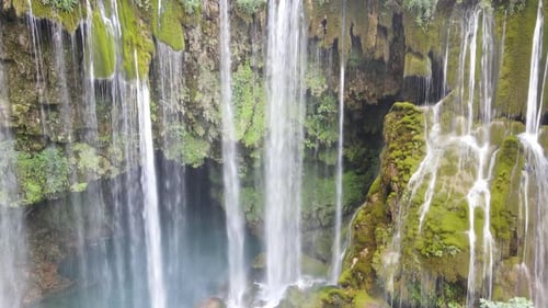 Water Flux On Waterfall