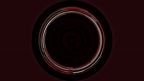 Abstract Glowing Colorful Circle Background