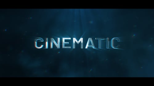 Glitch Cinematic Text Reveal Opener
