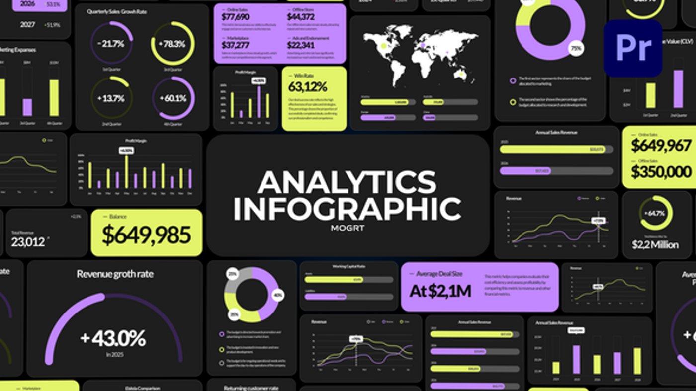 Dynamic Business Analytics Infographics Kit, Infographics ft. analytics ...