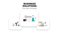 Business Solutions - Line Color Concepts