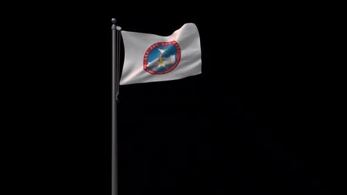Flag Of Addis Ababa With Alpha 2K