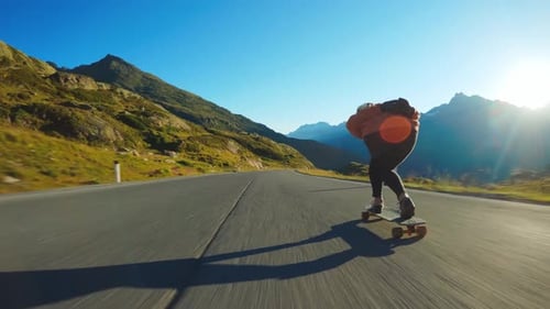 Filmmusik Downhill-Longboard-Session