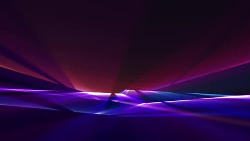 Dynamic Abstract Neon Light Wave Background Animation