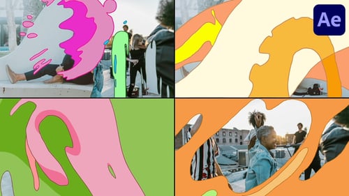 Liquid Abstract Morphing Transitions for After Effects