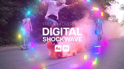 Sobreposições premium Digital Shockwave