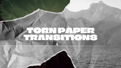 Torn Paper Transitions