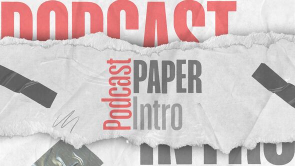 Paper Style Podcast Intro | MOGRT, Openers ft. logo podcast & paper ...