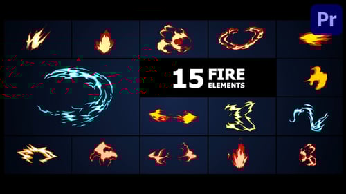 Fire Elements | Premiere Pro MOGRT
