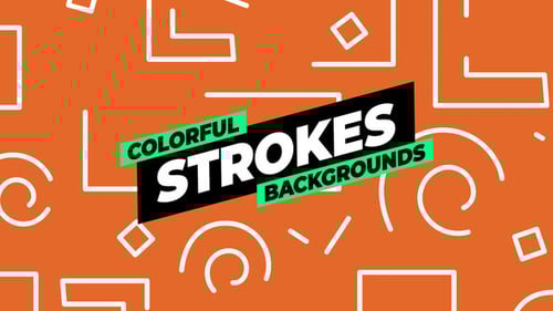 Colorful Strokes Backgrounds