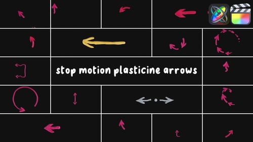 Stop Motion Plasticine Arrows for FCPX