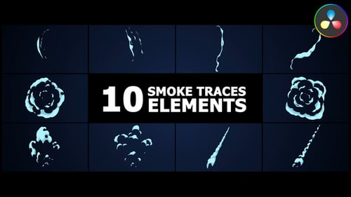 Smoke Traces Elements | DaVinci Resolve