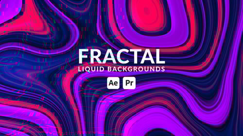 Fractal Liquid Backgrounds