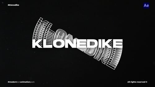 Dynamic Text Animation with Geometric and Glitch Effects