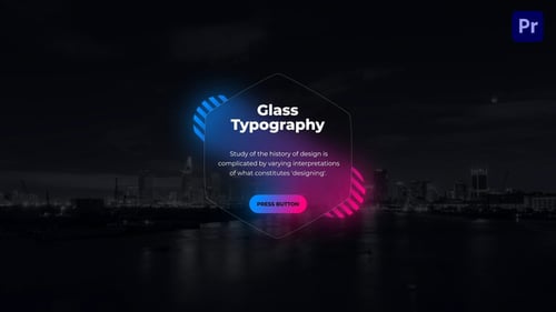 Glass Typography for Premiere Pro