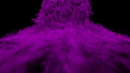 Looping Purple Smoke Flow mit Alpha