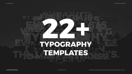 Dynamic Kinetic Typography Text Animation Pack