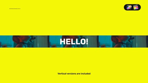 Modern Fast Text Intro Opener