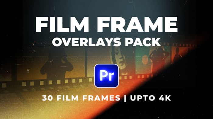 Film Frame Overlays Pack, Elements ft. old film overlay & 8mm film - Envato
