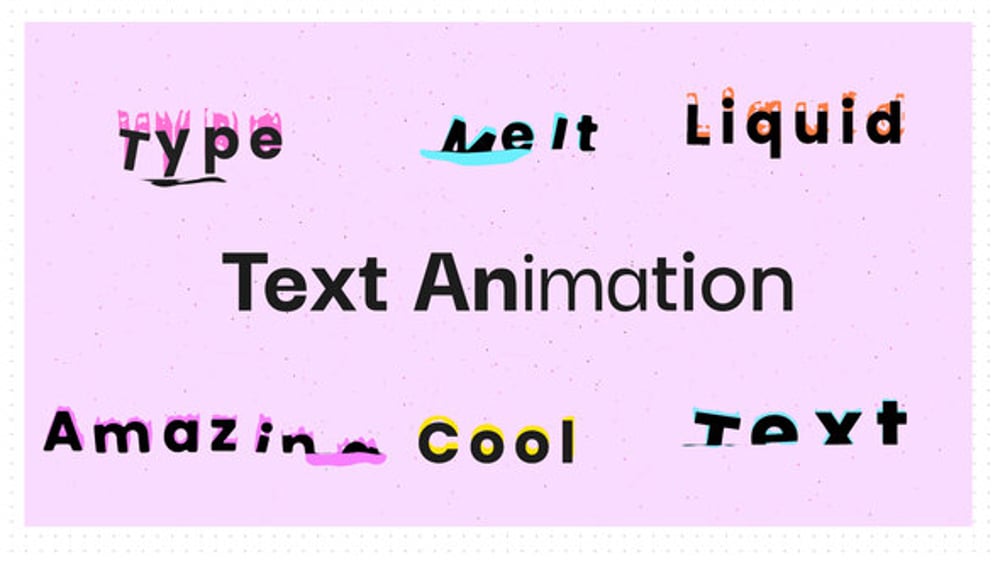 Dynamic Liquid Melt Text Animation, Titles ft. text animation & animate ...