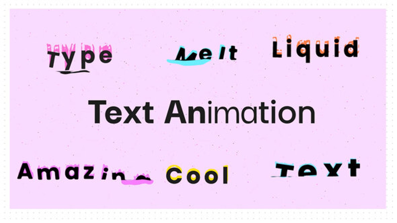 Dynamic Liquid Melt Text Animation, Titles ft. animated text & text ...